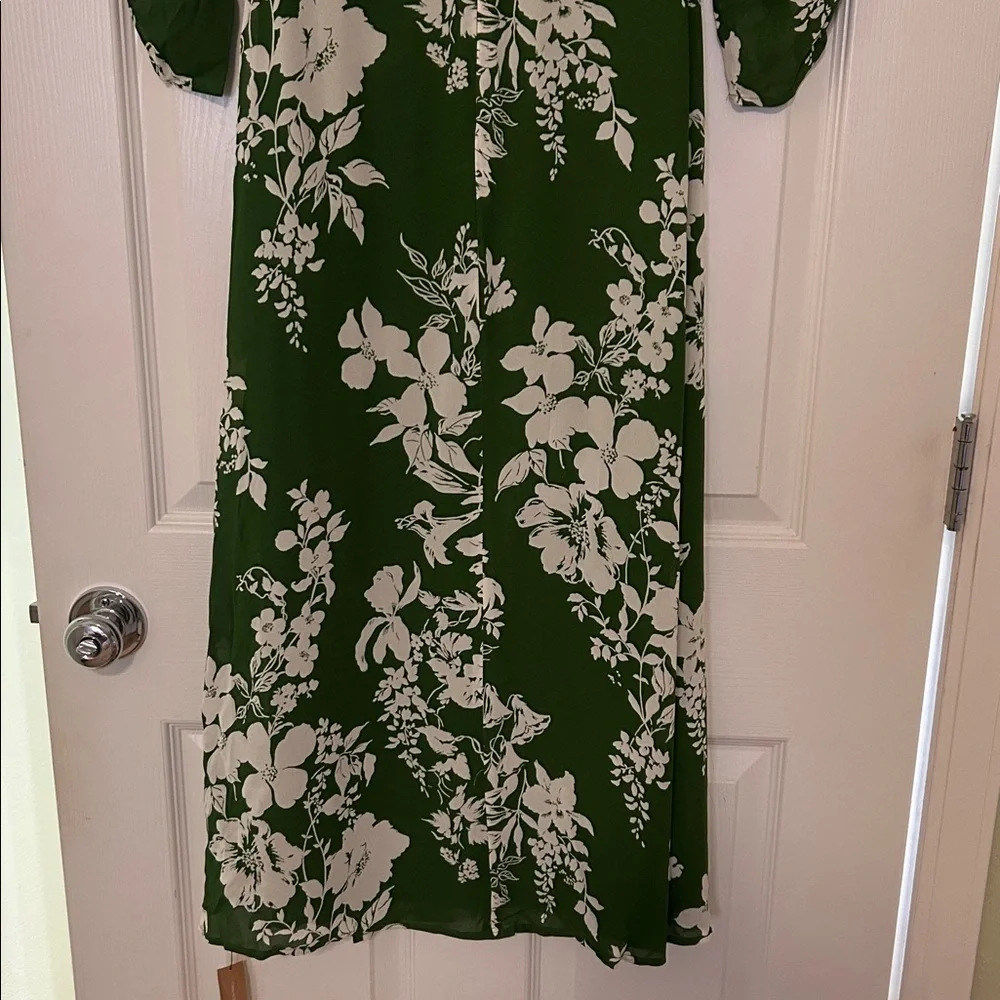 NWT- Reformation Forest Dress in Mystique